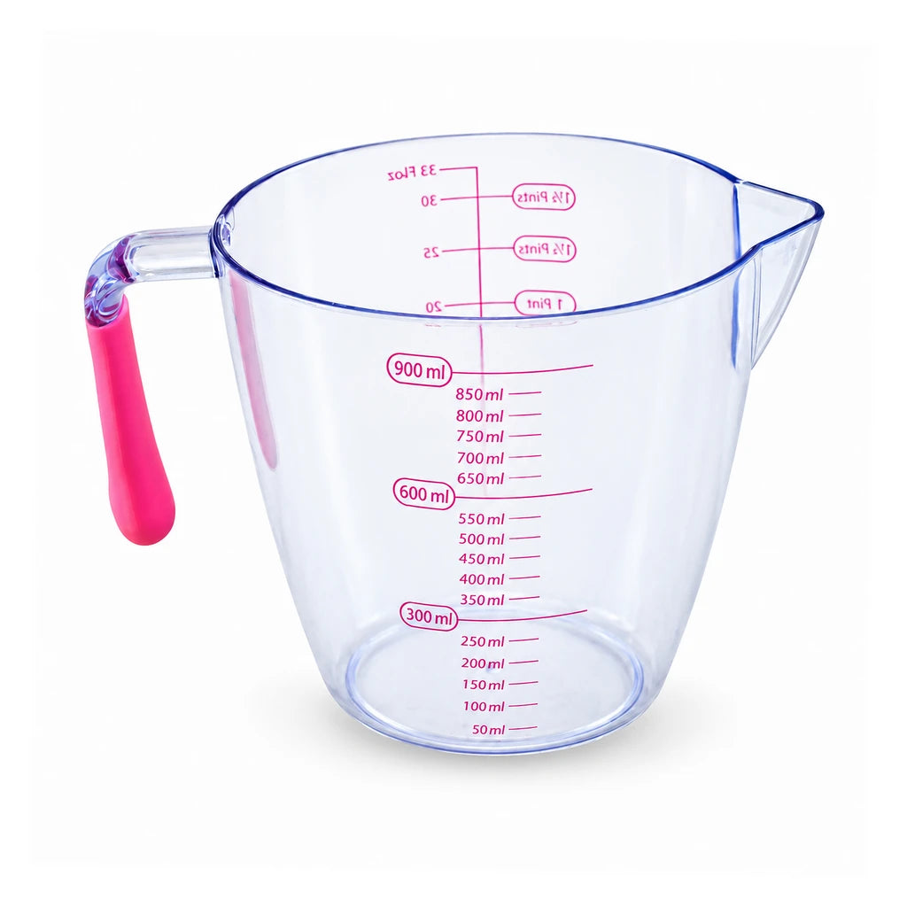 Best Glass Measuring Jug – 900 ml / 33 fl oz / 1½ pints