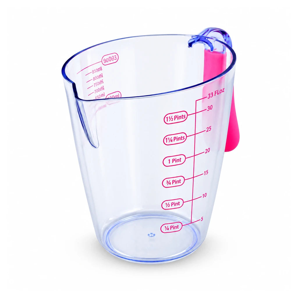 Best Glass Measuring Jug – 900 ml / 33 fl oz / 1½ pints