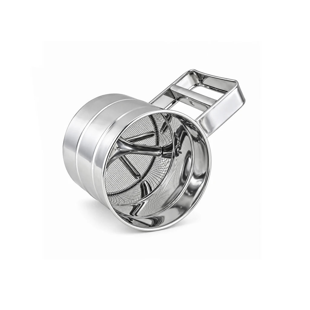 Crest Small Stainless Steel Flour Strainer - 250 g