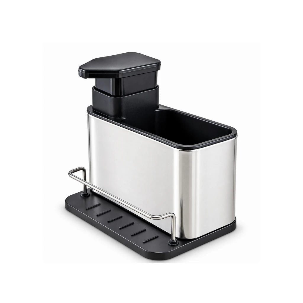 Z.I.K Stainless Steel Cutlery Holder With Soap Dispenser