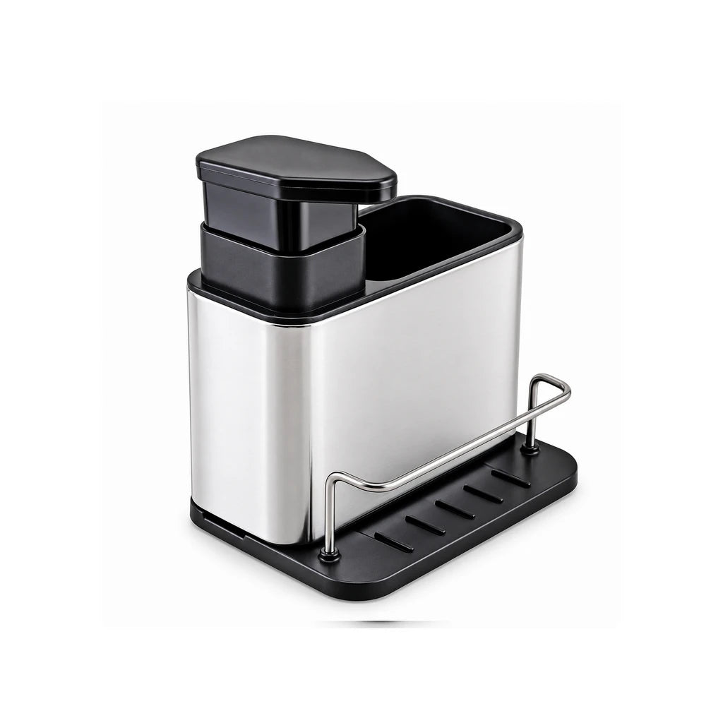 Z.I.K Stainless Steel Cutlery Holder With Soap Dispenser