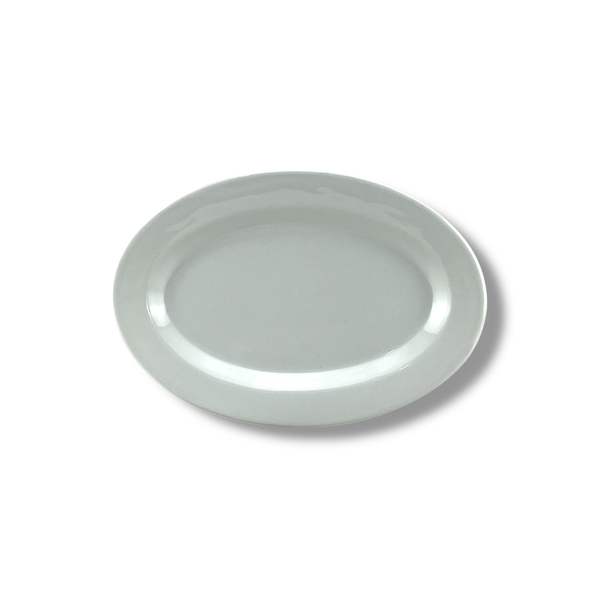 Blaze White Melamine Oval Dish