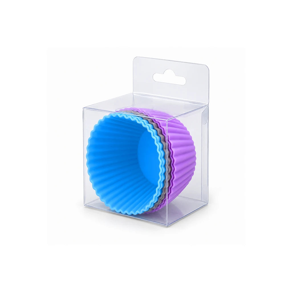 BEST Round Silicone Cupcake Liners, Set of 6