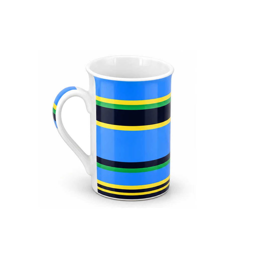 Heritage Porcelain Mug 350 mL | Horizontal Large Stripes