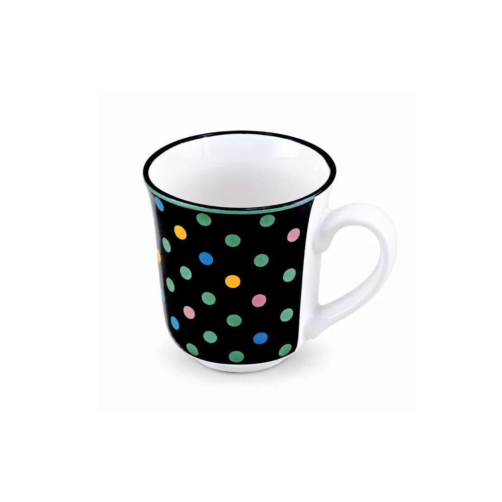 Heritage Porcelain Mug 250 ML | Small Polka Dot | Green
