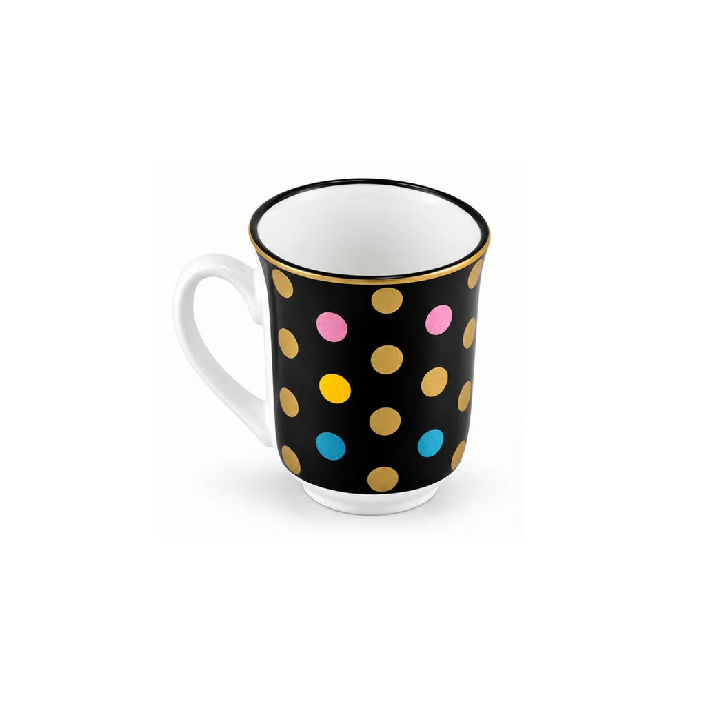 Heritage Porcelain Mug 250 ML | Big Polka Dot | Beige