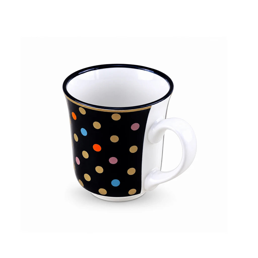 Heritage Porcelain Mug 250 ML | Small Polka Dot | Beige