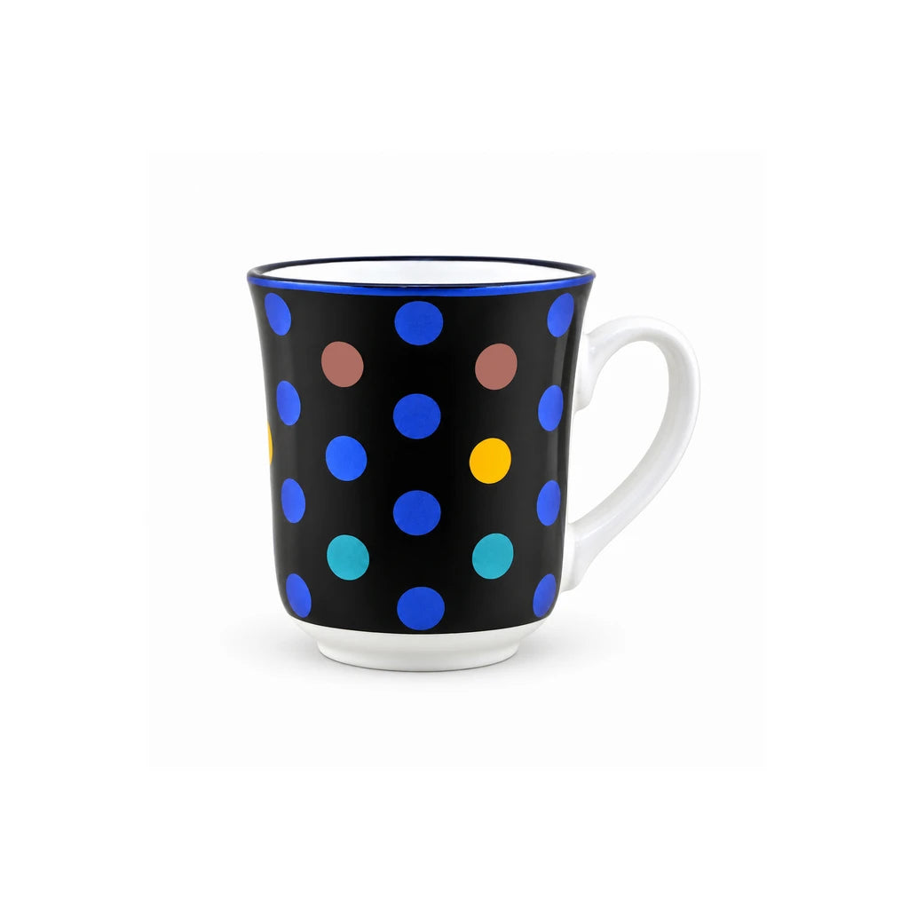 Heritage Porcelain Mug 250 ML | Big Polka Dot | Blue