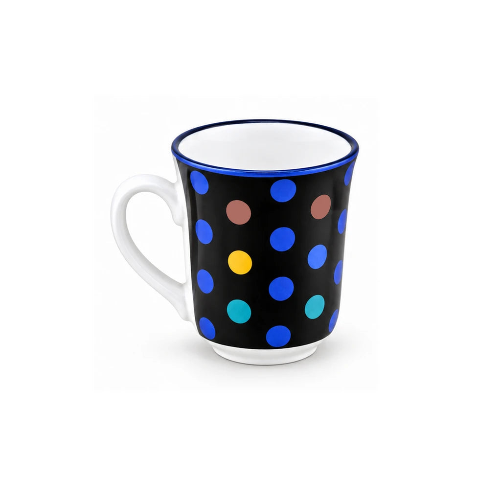 Heritage Porcelain Mug 250 ML | Big Polka Dot | Blue