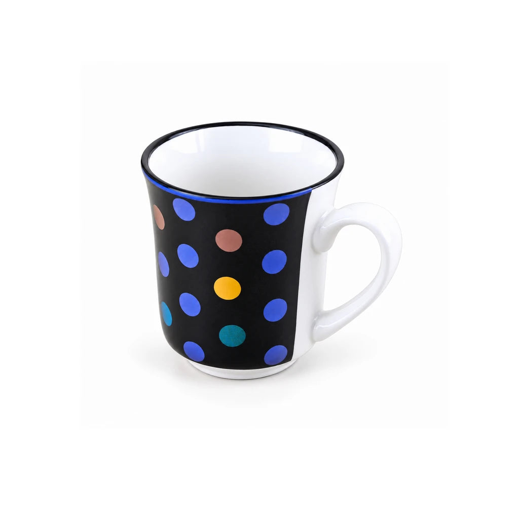 Heritage Porcelain Mug 250 ML | Big Polka Dot | Blue