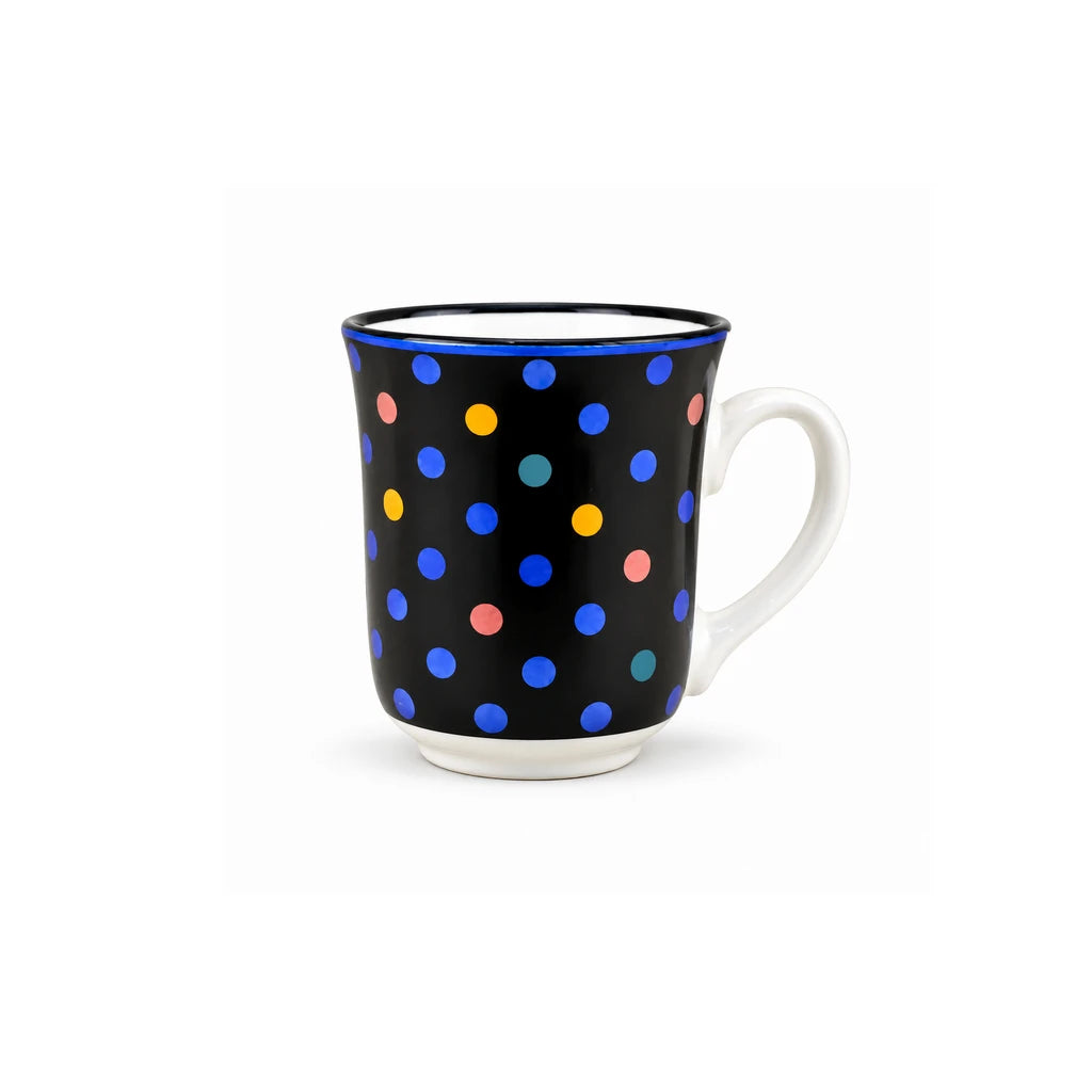 Heritage Porcelain Mug 250 ML | Small Polka Dot | Blue