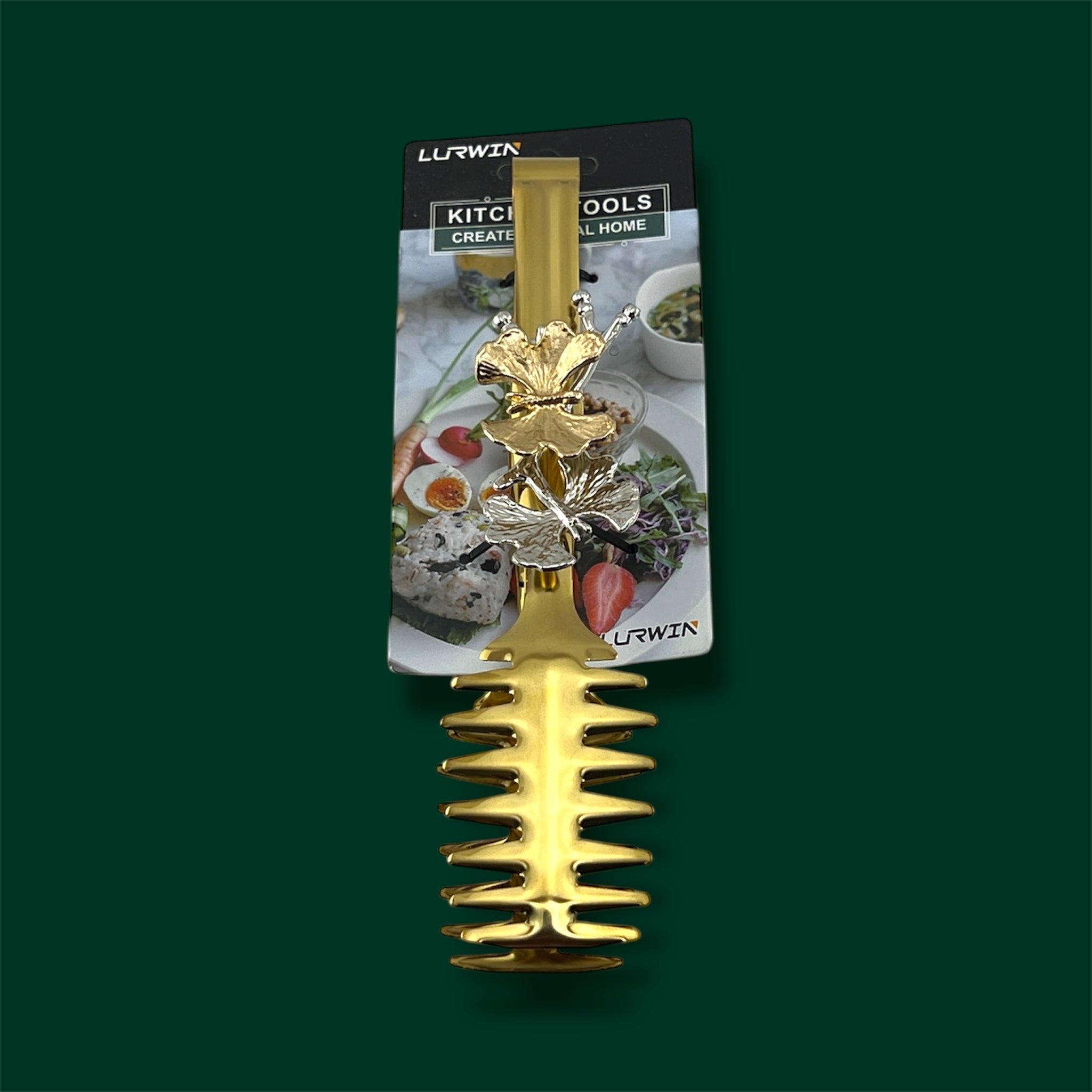 Lurwin Luxury Serving Tong Butterfly Design