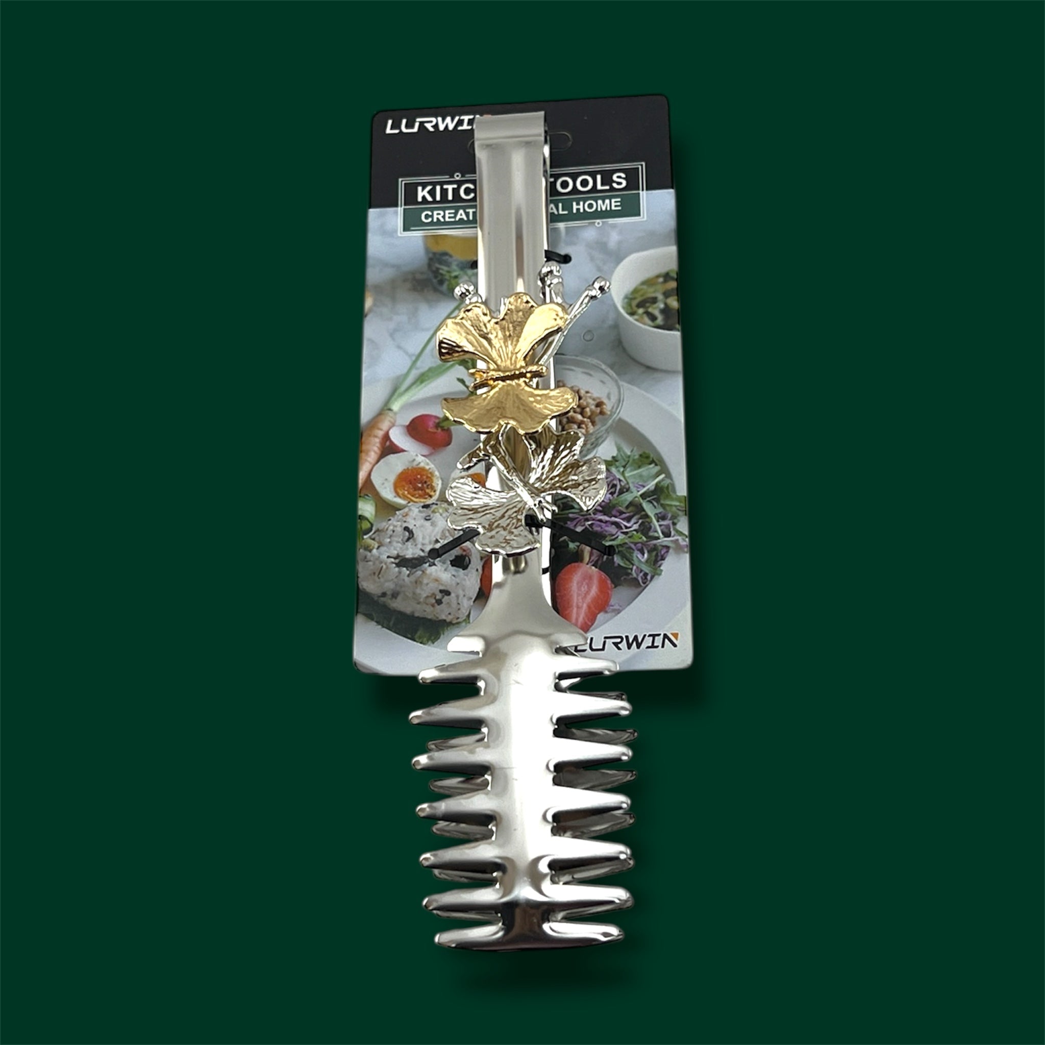 Lurwin Luxury Serving Tong Butterfly Design