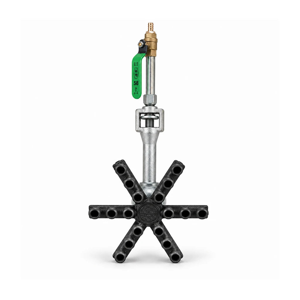 Iron Multi-Jet Natural Gas Burner - 18, 24 & 32 Holes