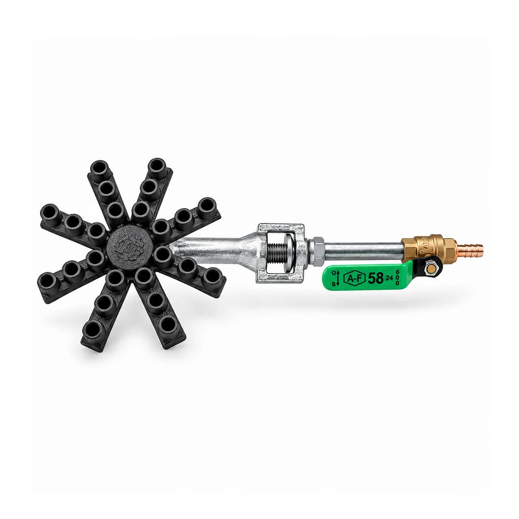 Iron Multi-Jet Natural Gas Burner - 18, 24 & 32 Holes