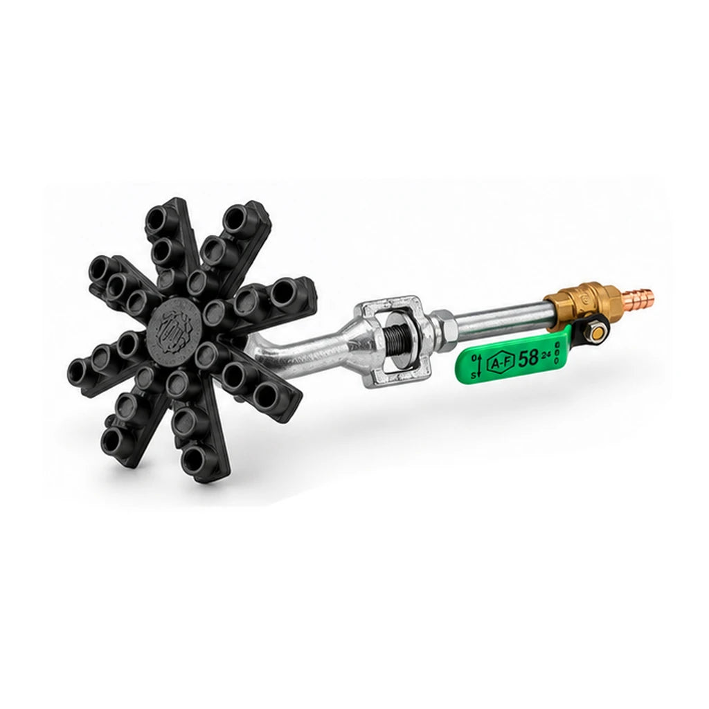 Iron Multi-Jet Natural Gas Burner - 18, 24 & 32 Holes
