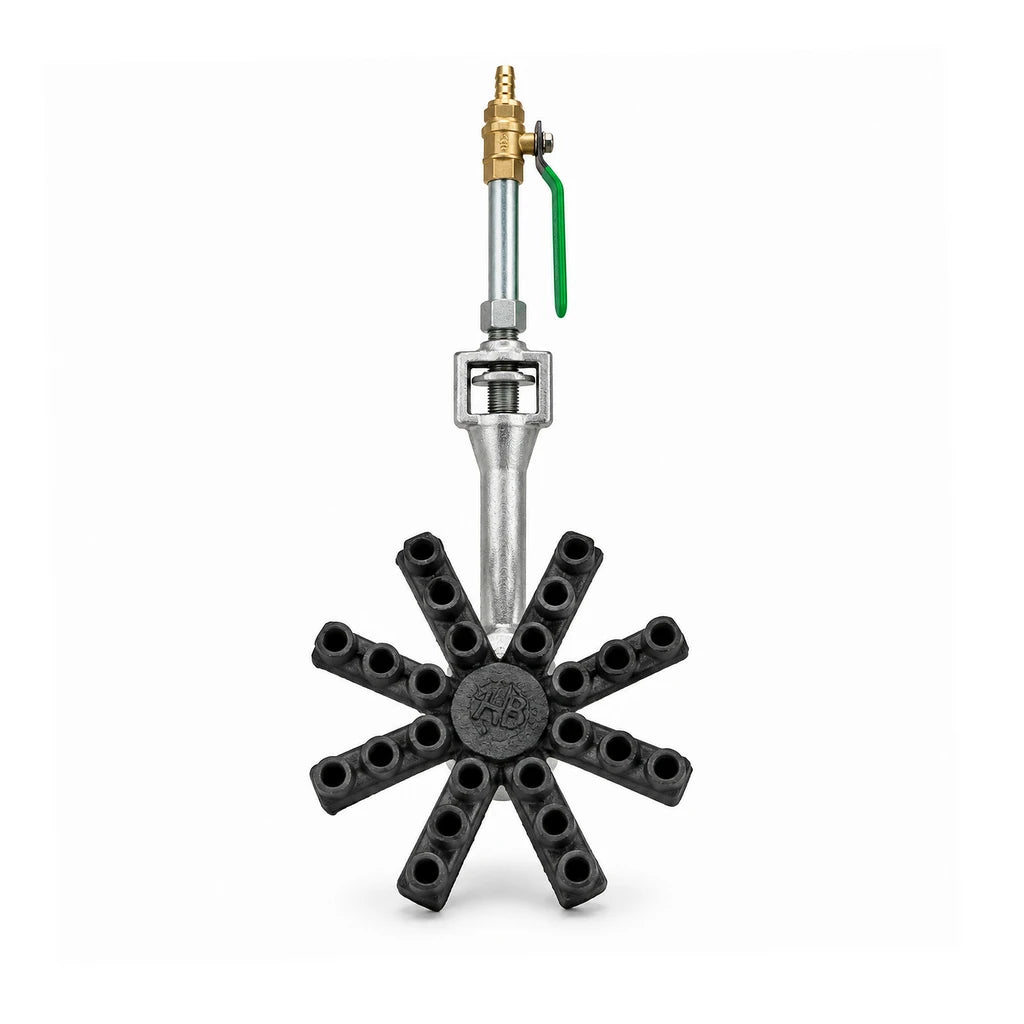 Iron Multi-Jet Natural Gas Burner - 18, 24 & 32 Holes