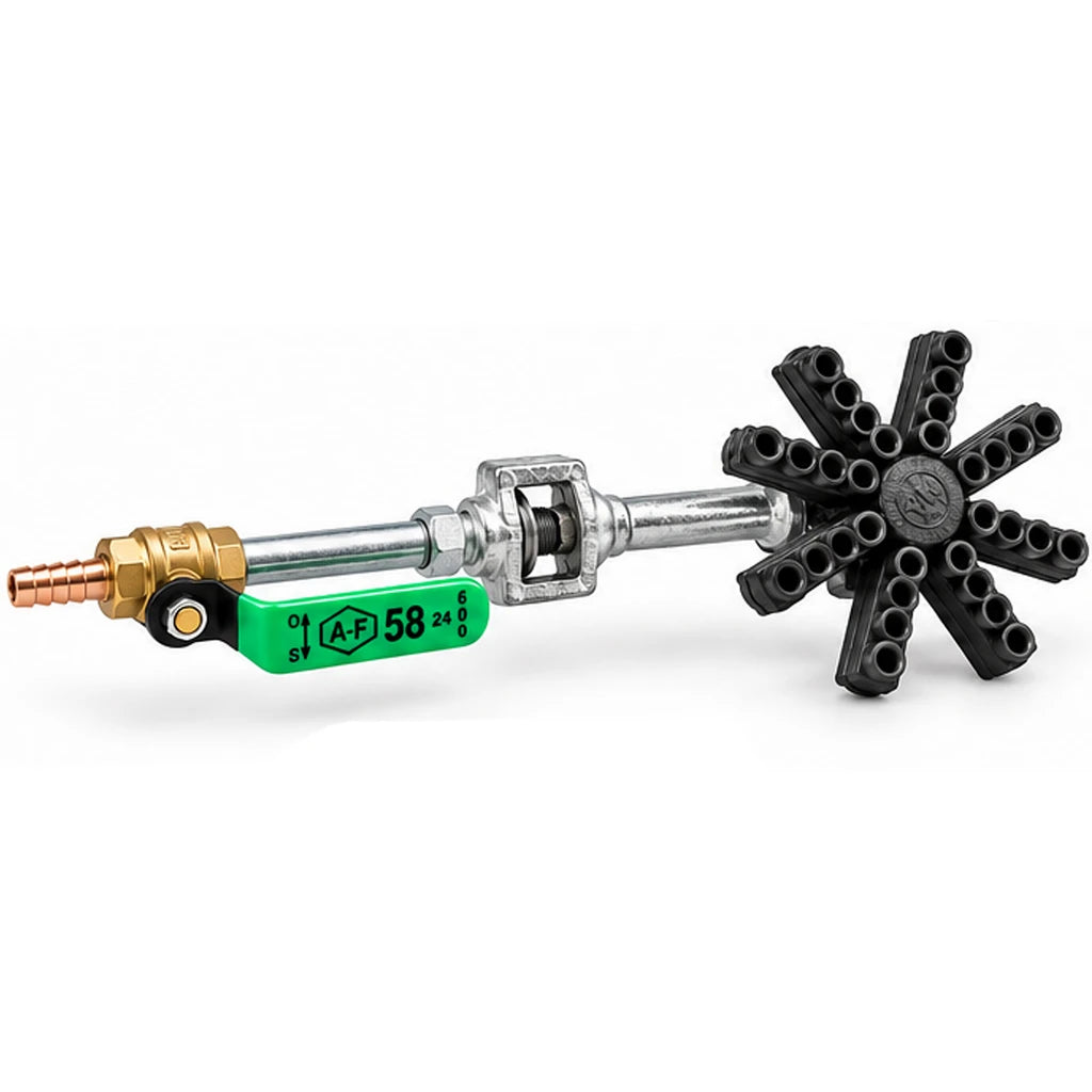 Iron Multi-Jet Natural Gas Burner - 18, 24 & 32 Holes