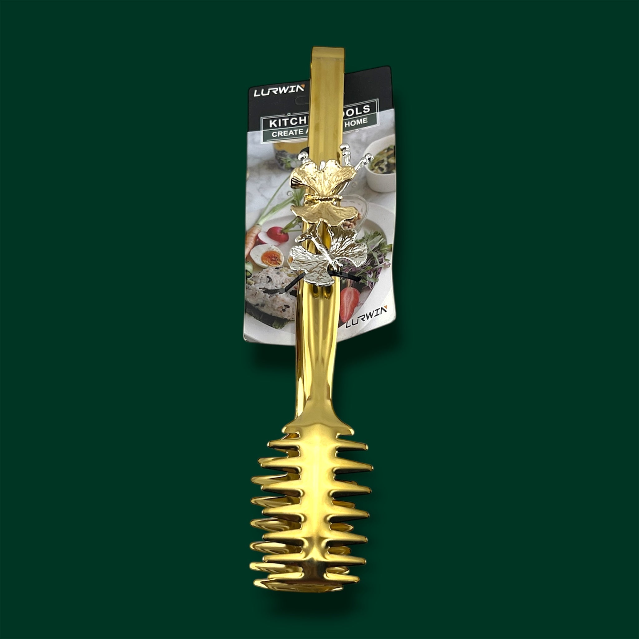 Lurwin Luxury Serving Tong Butterfly Design