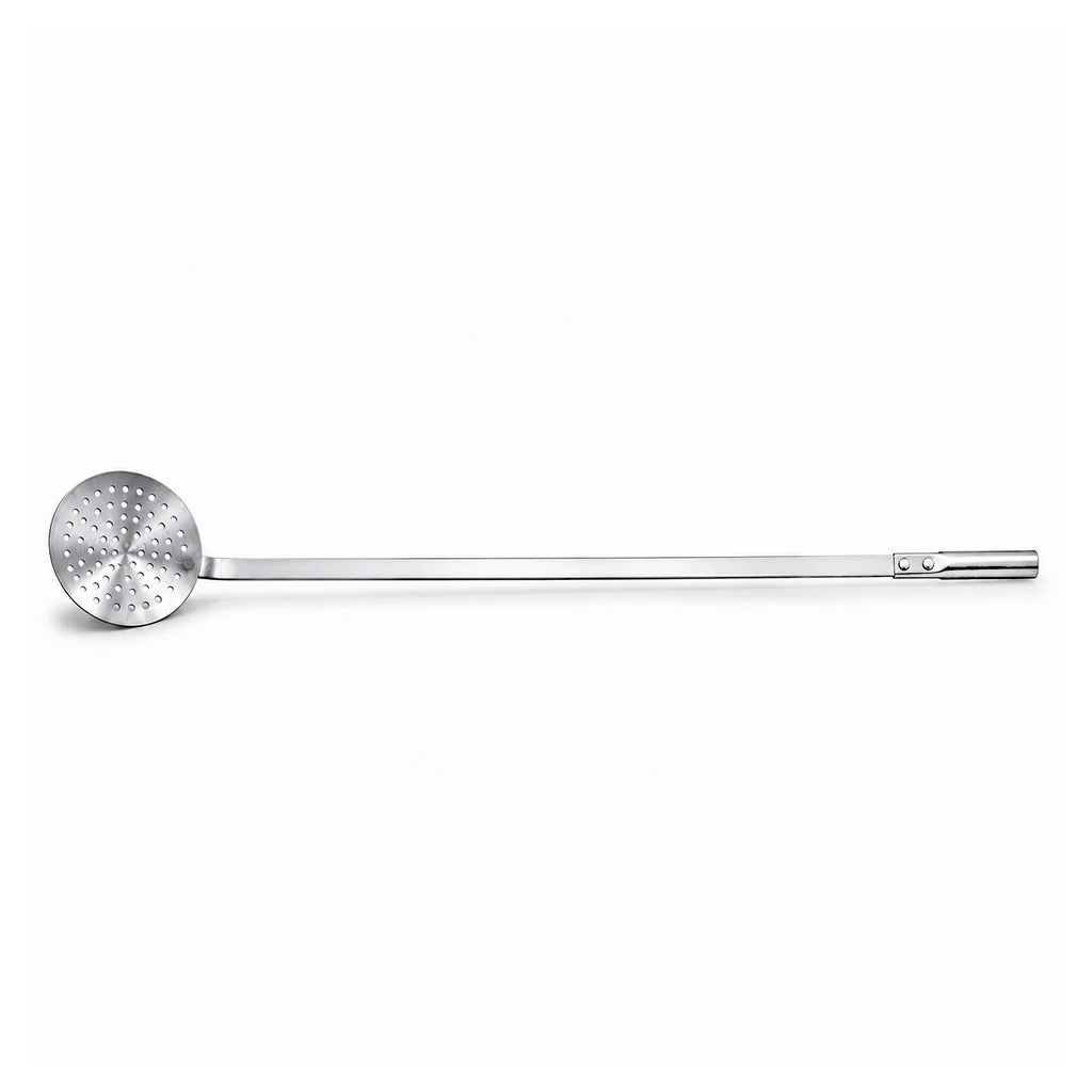 Stainless Steel 4-Inch Poori Frying Skimmer