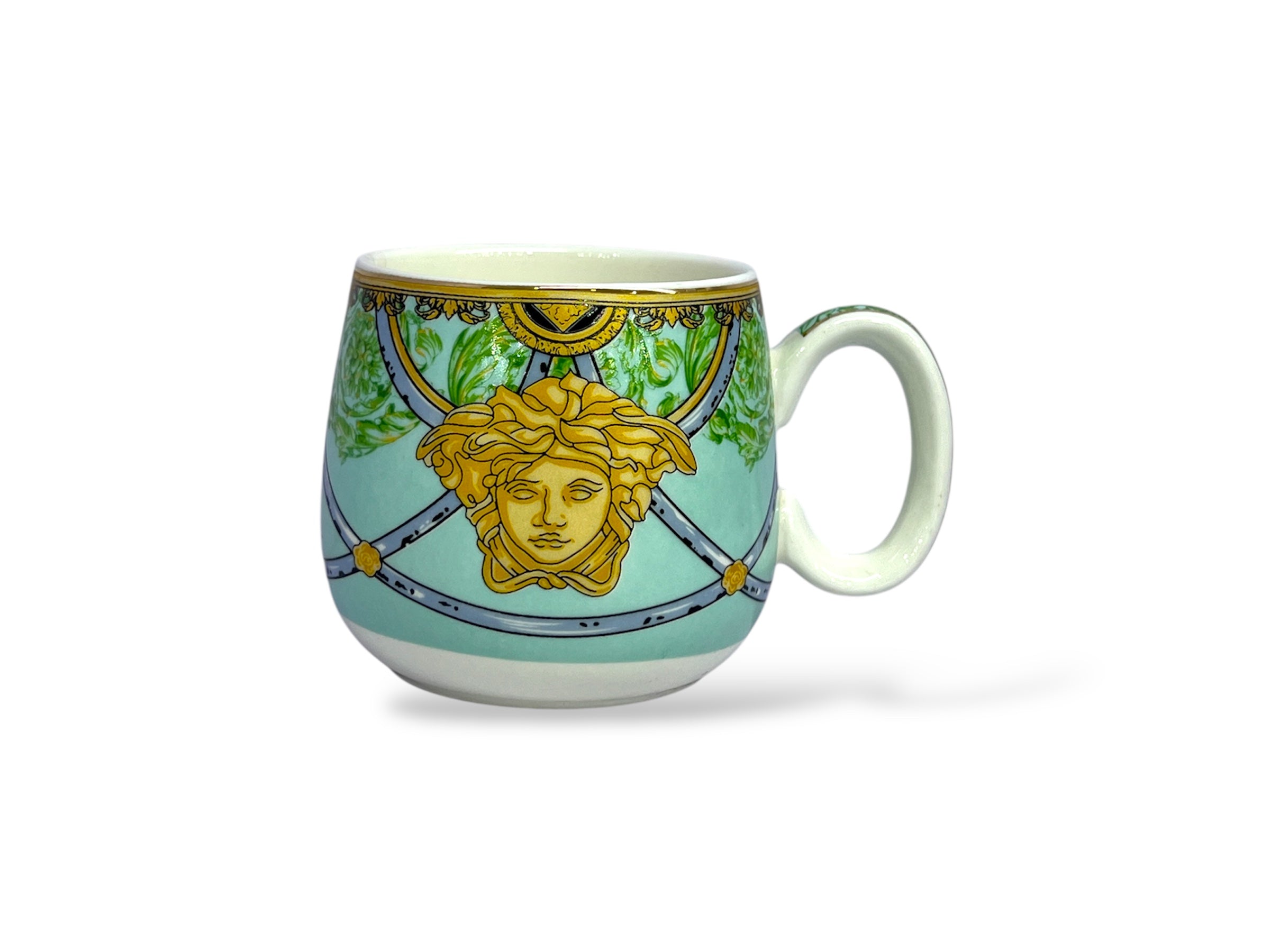 Versace 9-Piece Coffee Set Green