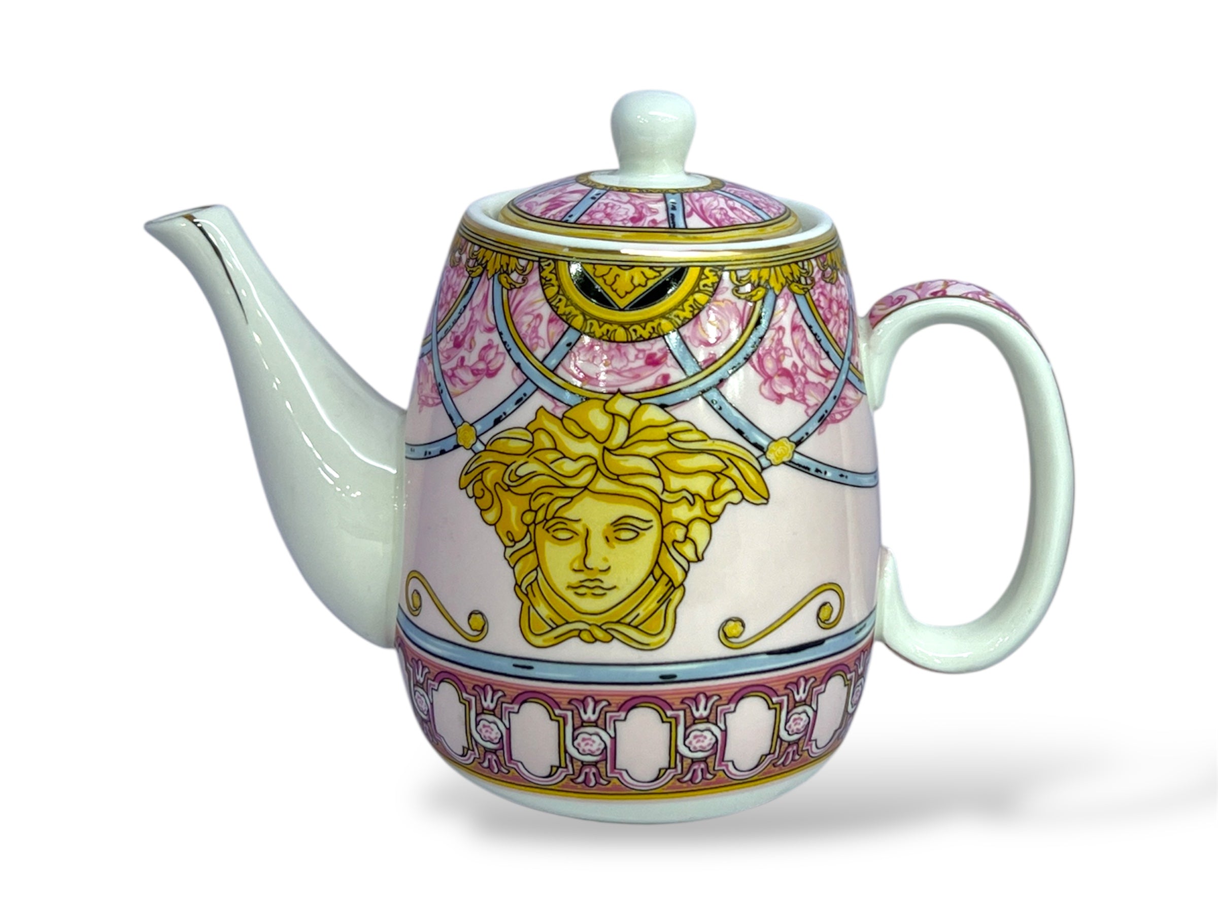 Versace 9-Piece Coffee Set Pink