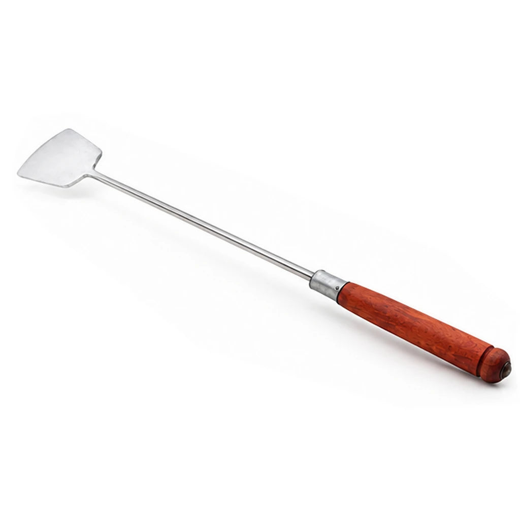 Stainless Steel Tawa Spatula (Khurpi) with Wooden Handle
