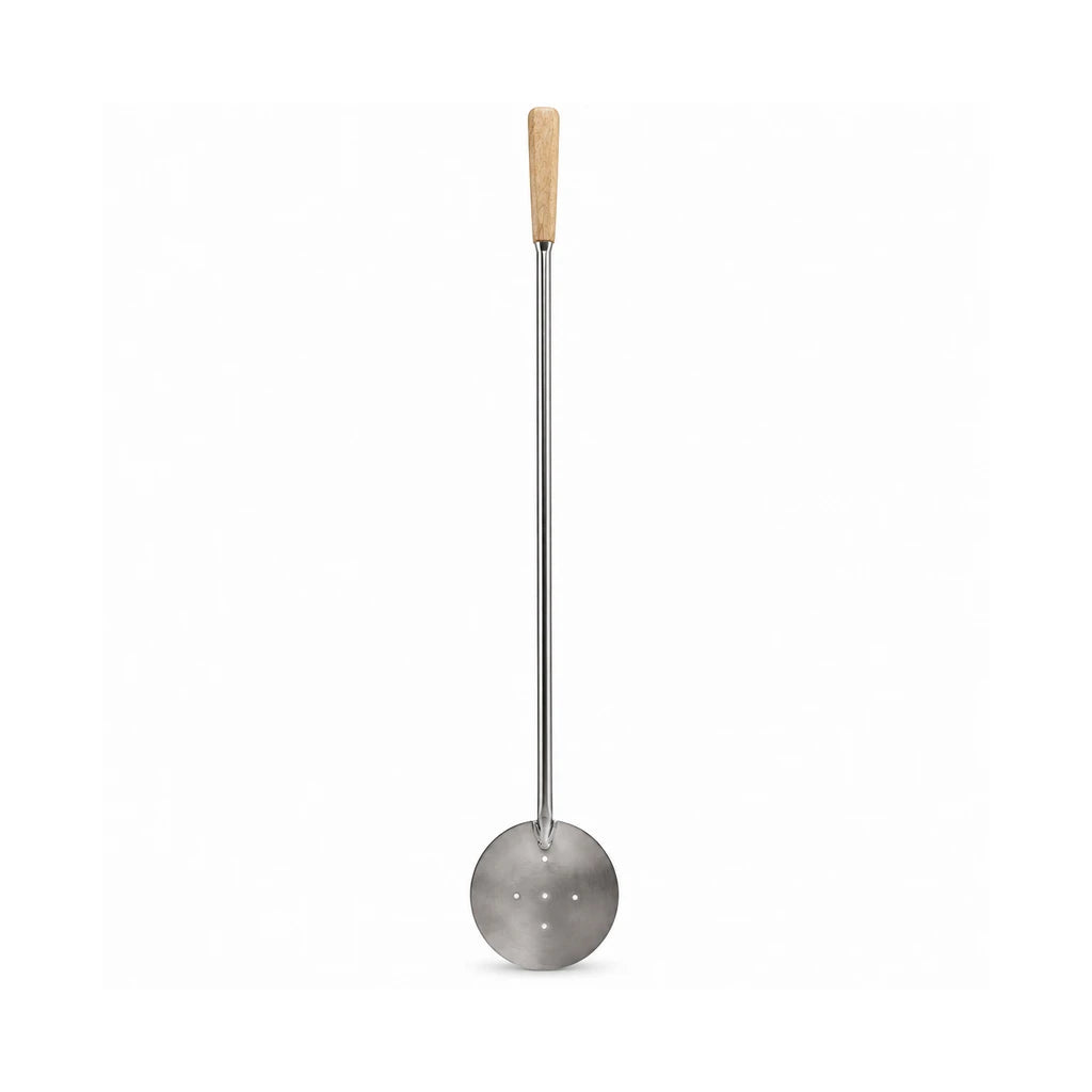 Stainless Steel Skimmer with Wooden Grip - 36 & 42 Inch