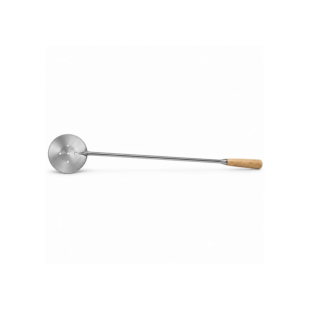 Stainless Steel Skimmer with Wooden Grip - 36 & 42 Inch