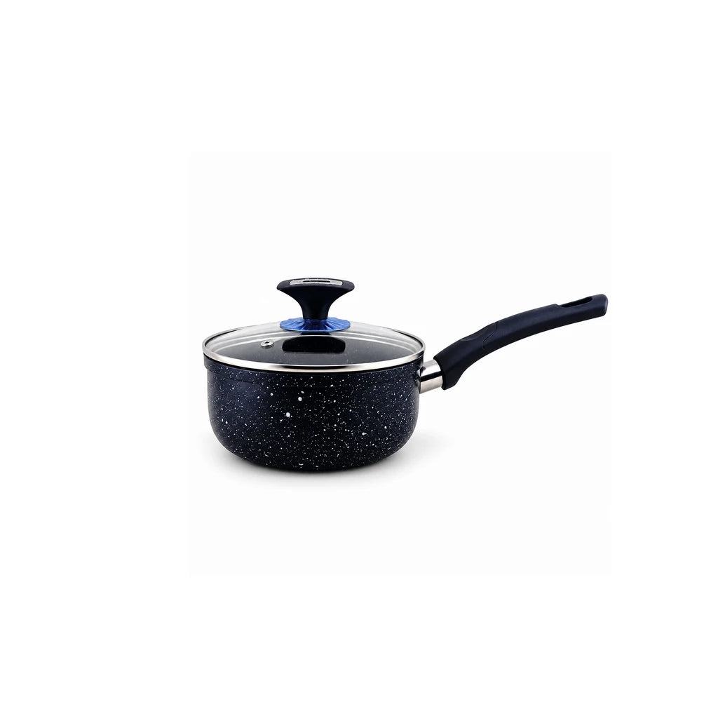 Prestige 18-Cm Induction Non-Stick Sauce Pan - Black