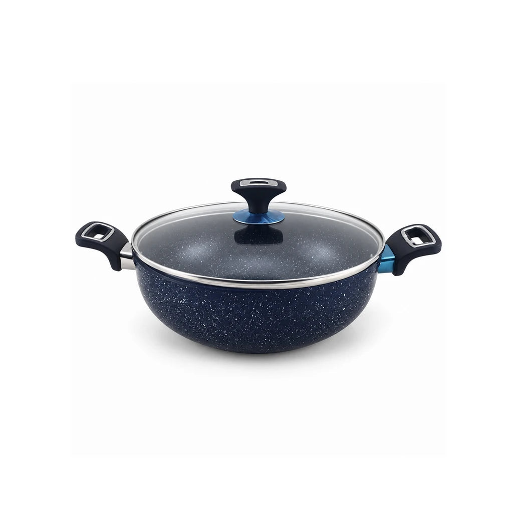 Prestige 30 cm Induction Non-Stick Wok - Black & Grey