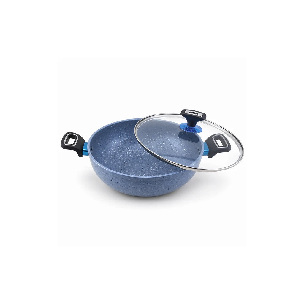 Prestige 30 cm Induction Non-Stick Wok - Black & Grey