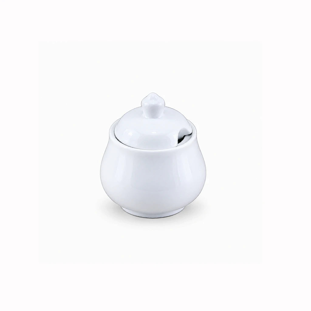 Danny Home 350 ML Ceramic Sugar Pot With Lid