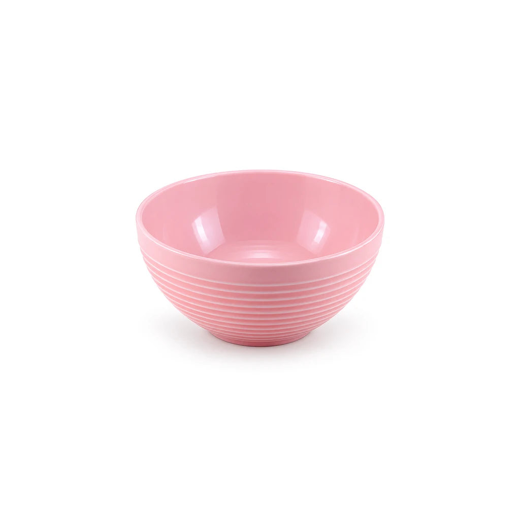 Danny Home 4.5-Inch Porcelain Ribbed Serving Bowl