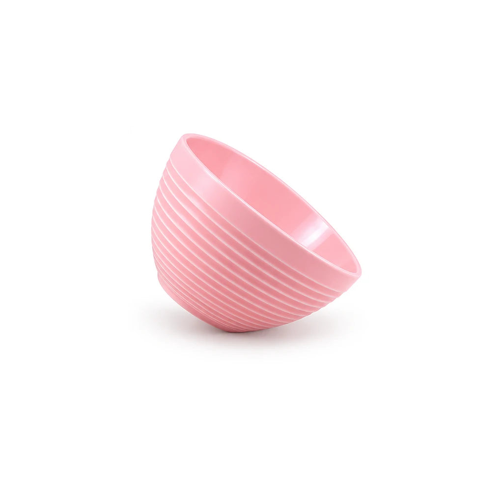 Danny Home 4.5-Inch Porcelain Ribbed Serving Bowl