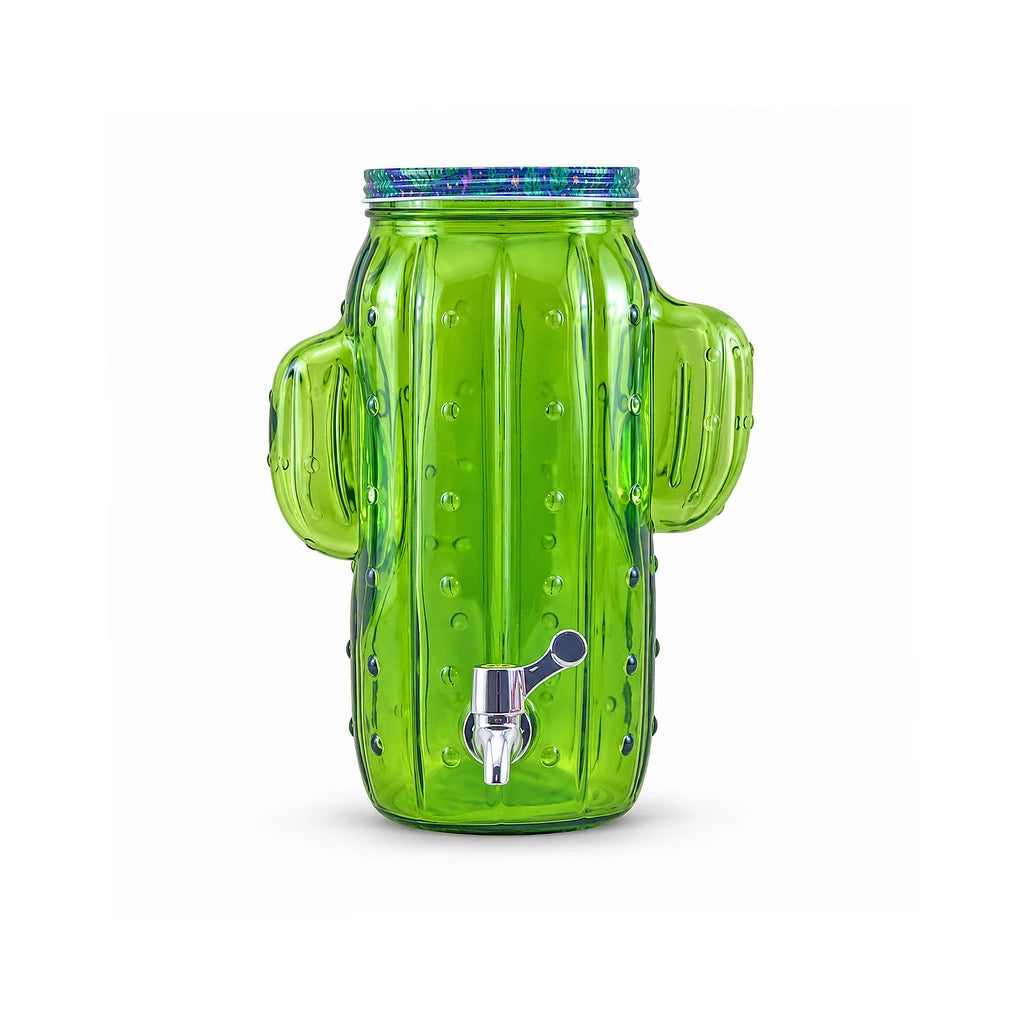 Danny Home Desert Oasis 3.5-Litre Cactus Glass Beverage Dispenser