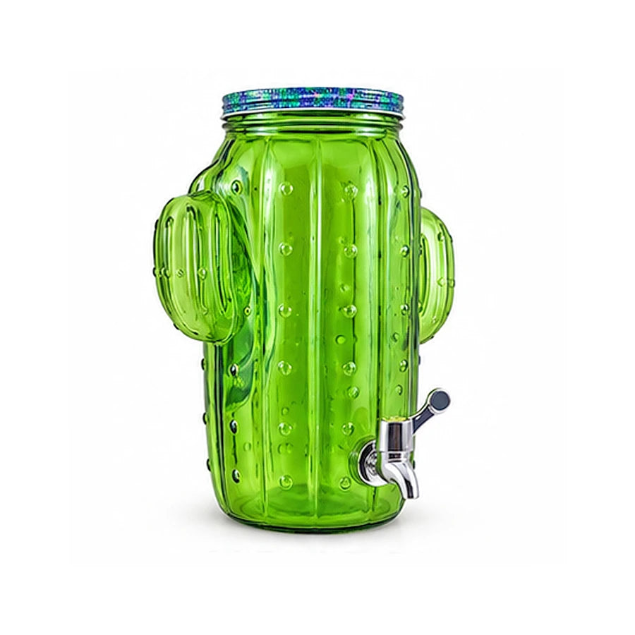 Danny Home Desert Oasis 3.5-Litre Cactus Glass Beverage Dispenser