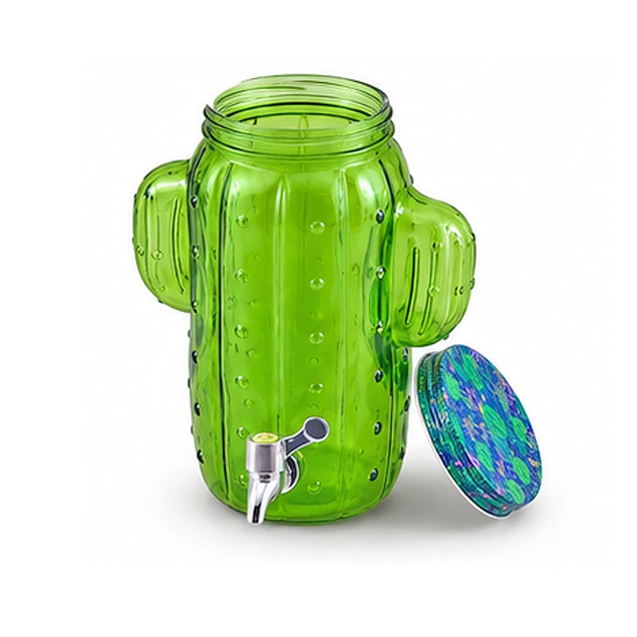 Danny Home Desert Oasis 3.5-Litre Cactus Glass Beverage Dispenser