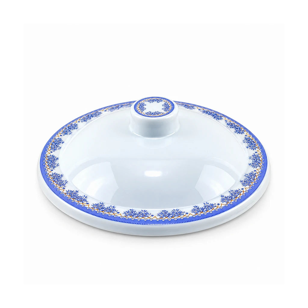 Blaze Zen 9-Inch Melamine Deep Serving Bowl & Lid