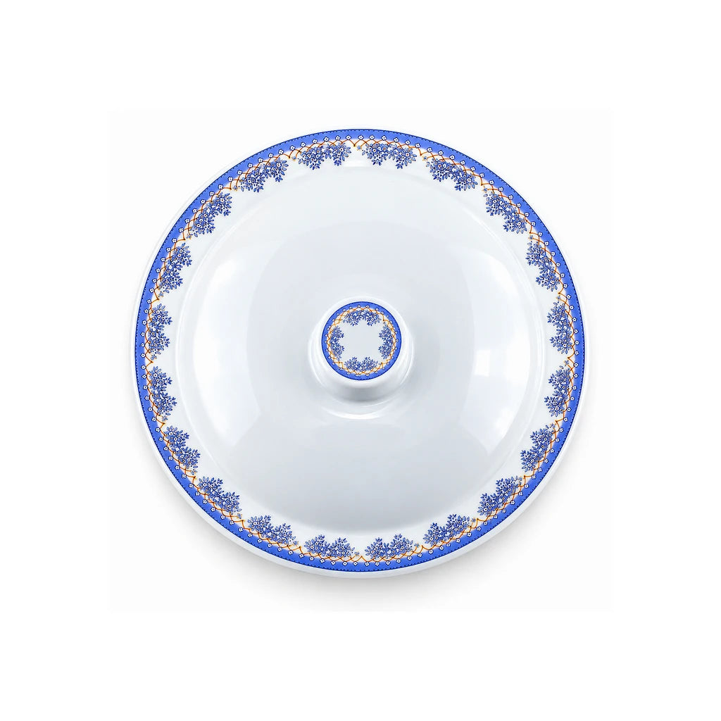 Blaze Zen 9-Inch Melamine Deep Serving Bowl & Lid