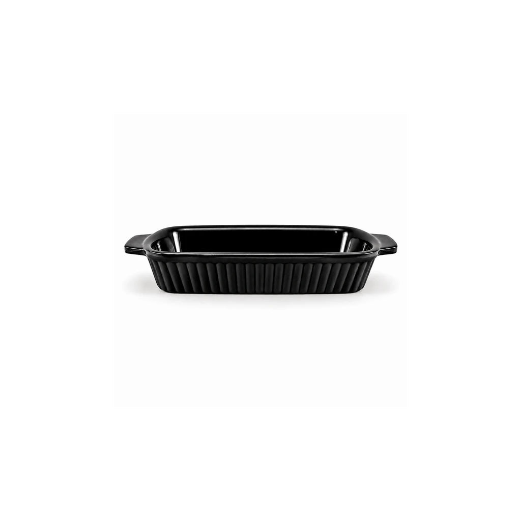 Blaze Derma 10-Inch Melamine Rectangular Dish - Red, Yellow & Black