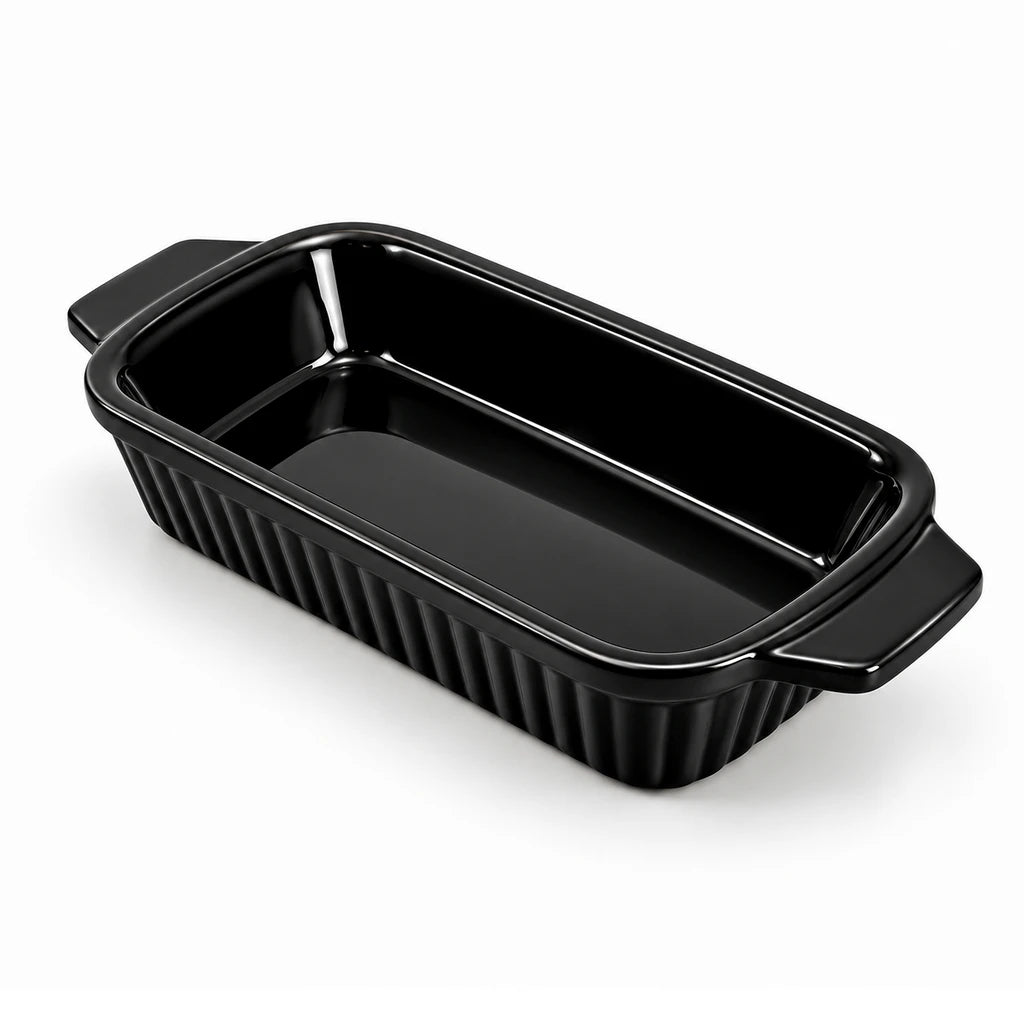 Blaze Derma 12-Inch Melamine Rectangular Dish - Red, Yellow & Black