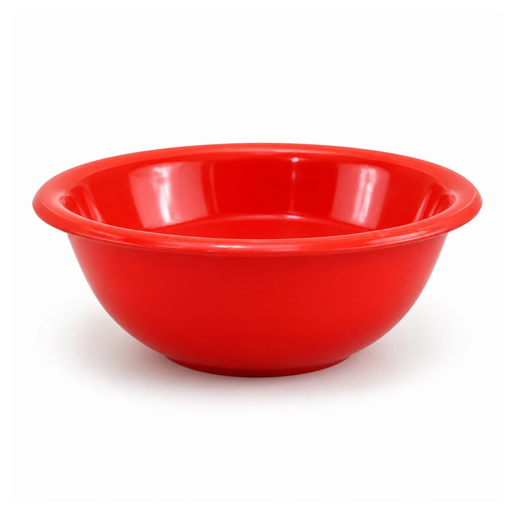 Blaze 9-Inch Melamine Serving Bowl - Red, Yellow & Black