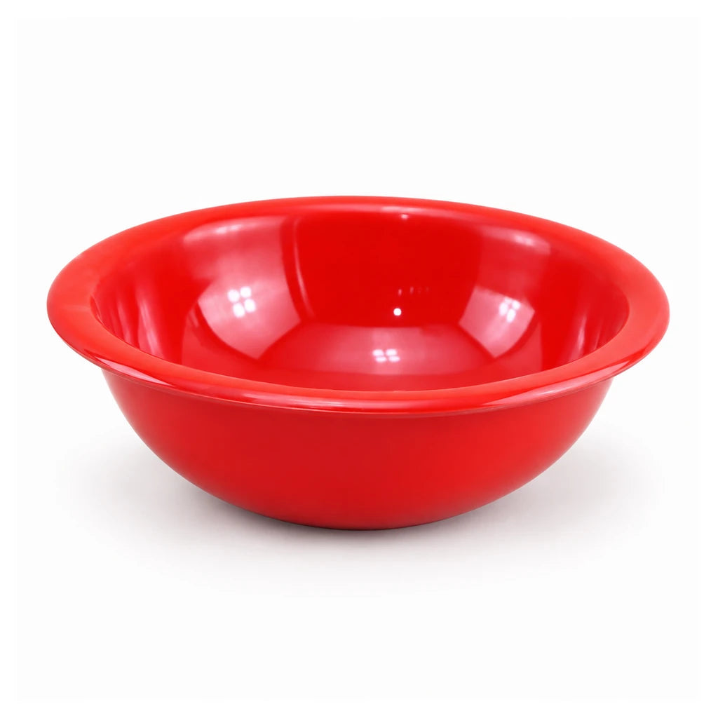 Blaze 9-Inch Melamine Serving Bowl - Red, Yellow & Black