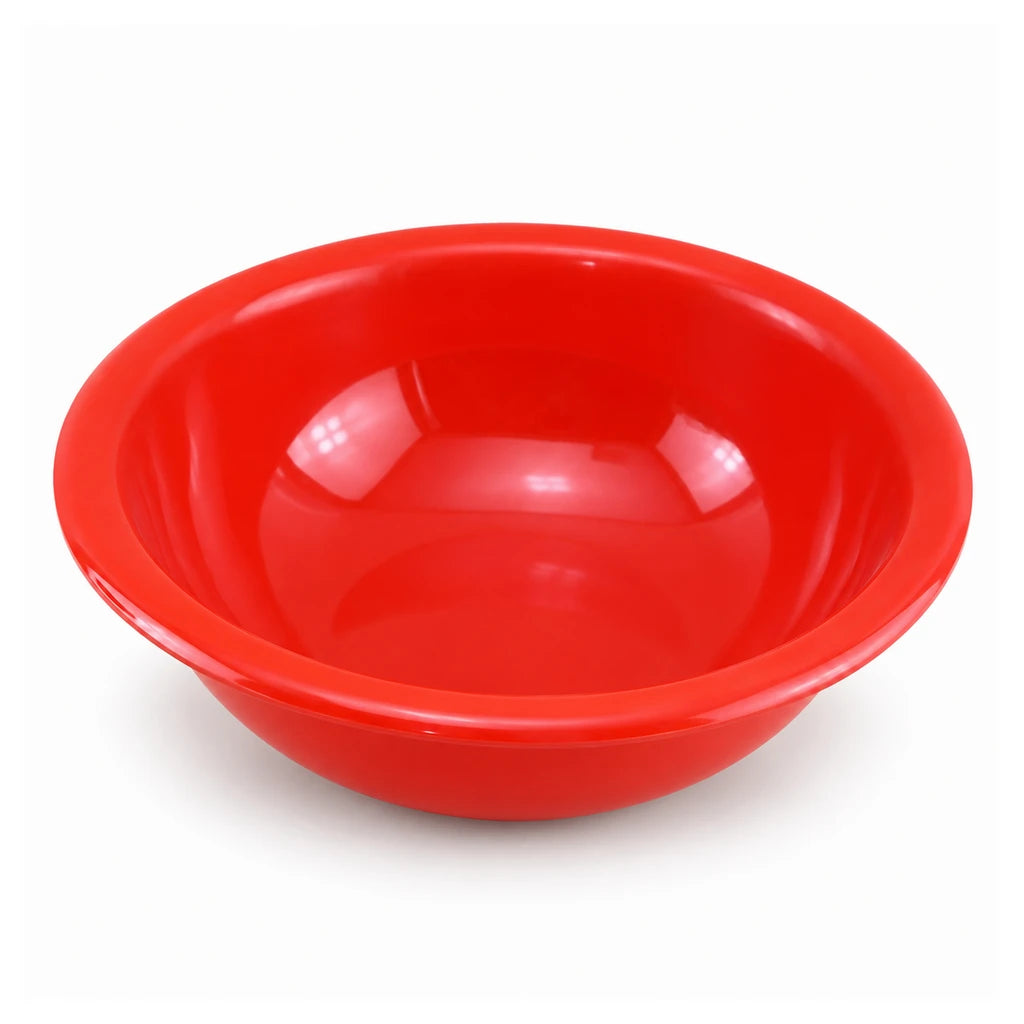Blaze 9-Inch Melamine Serving Bowl - Red, Yellow & Black