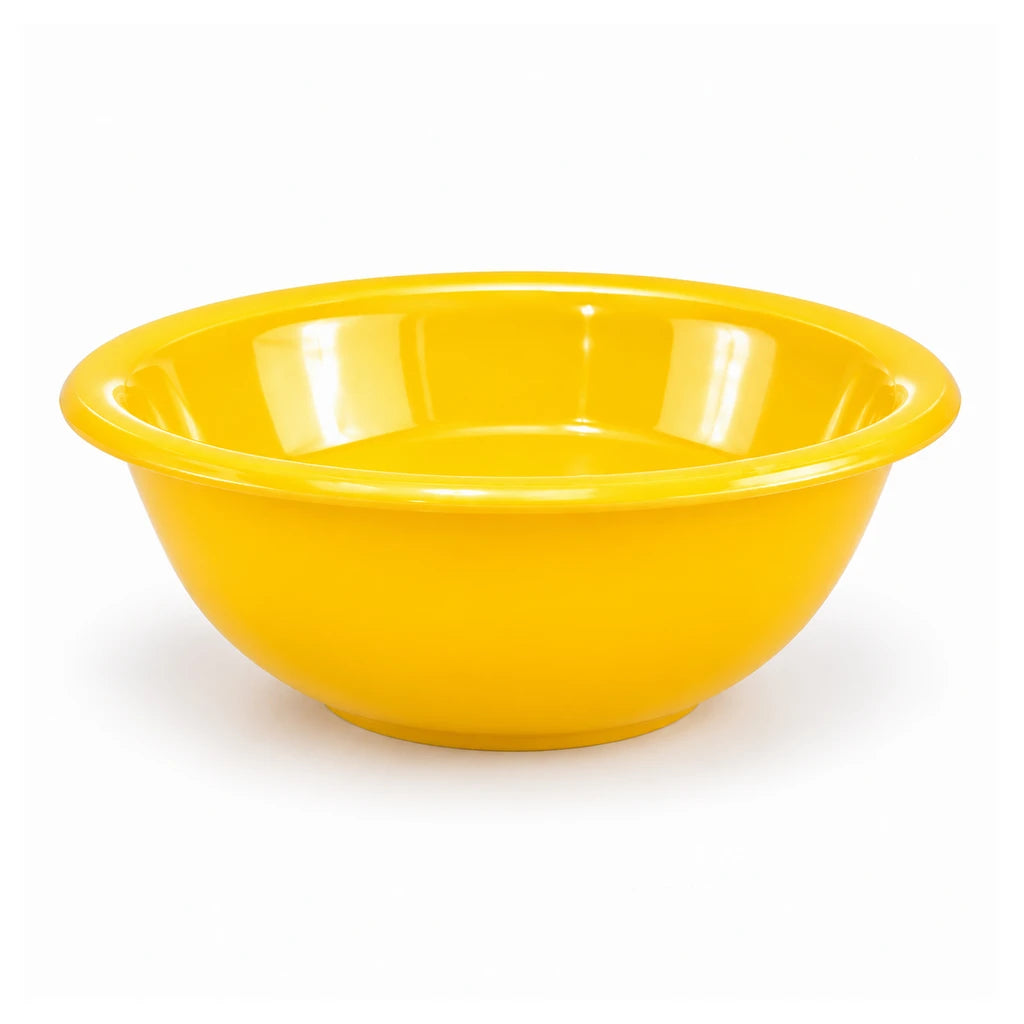 Blaze 9-Inch Melamine Serving Bowl - Red, Yellow & Black
