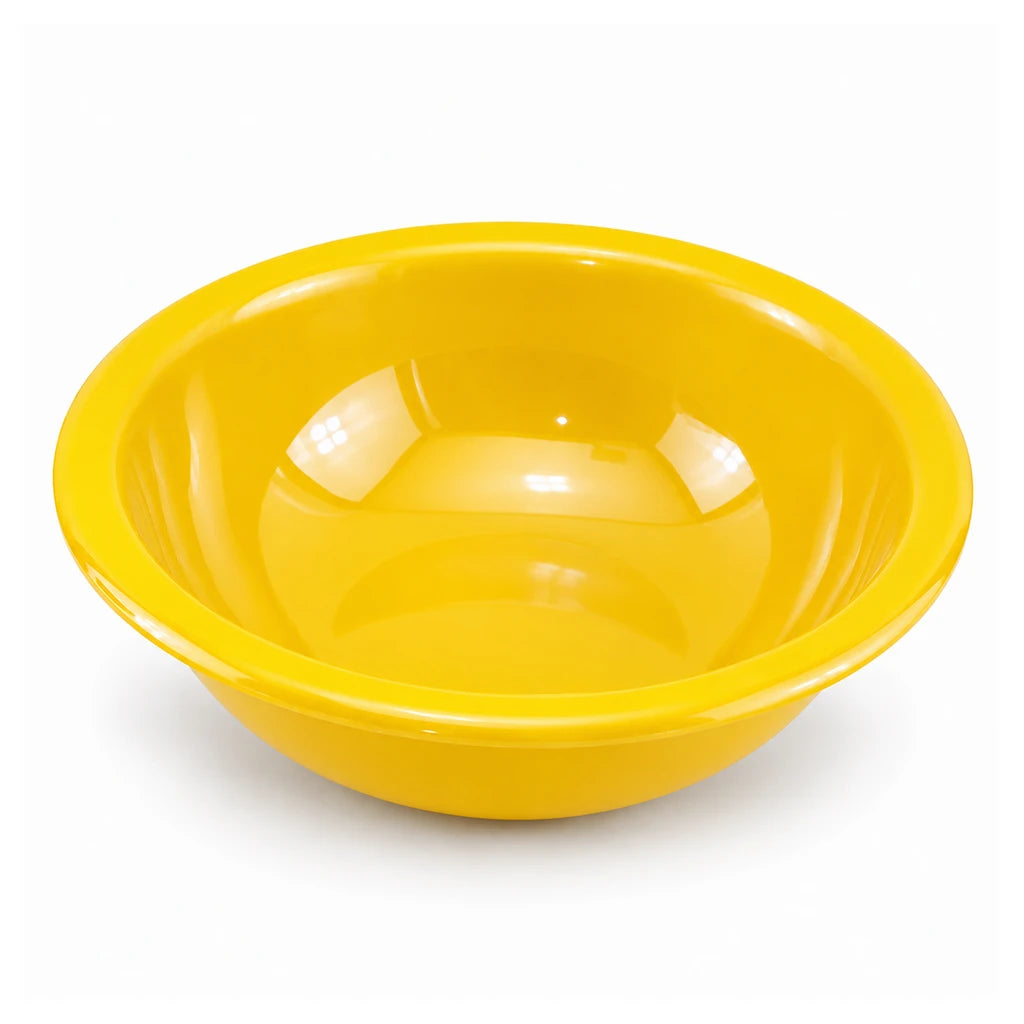 Blaze 9-Inch Melamine Serving Bowl - Red, Yellow & Black