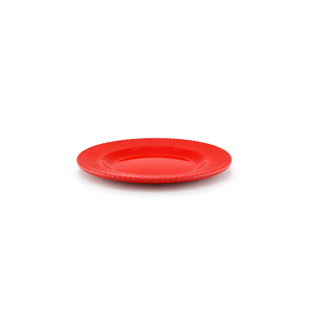 Blaze Rollo 8-Inch Melamine Quarter Plate - Red, Yellow & Black