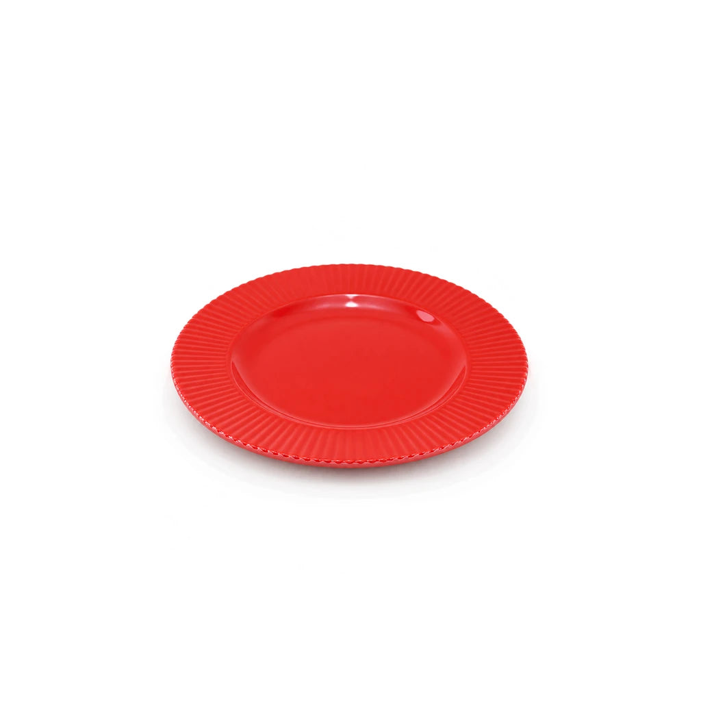 Blaze Rollo 8-Inch Melamine Quarter Plate - Red, Yellow & Black