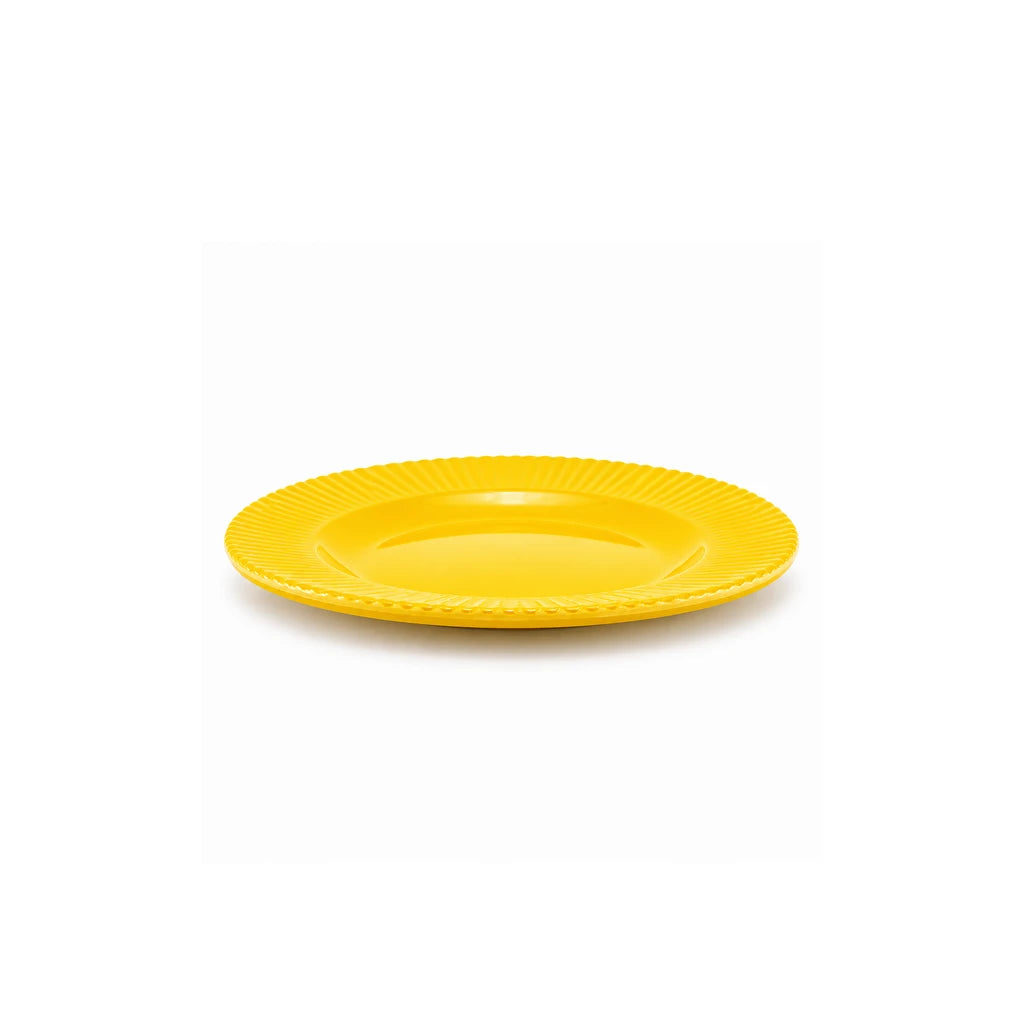 Blaze Rollo 8-Inch Melamine Quarter Plate - Red, Yellow & Black